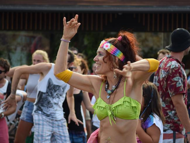 Dancing at Soul Street NYE, Byron Bay 2014Photo Megan Kinninment / Northern Star