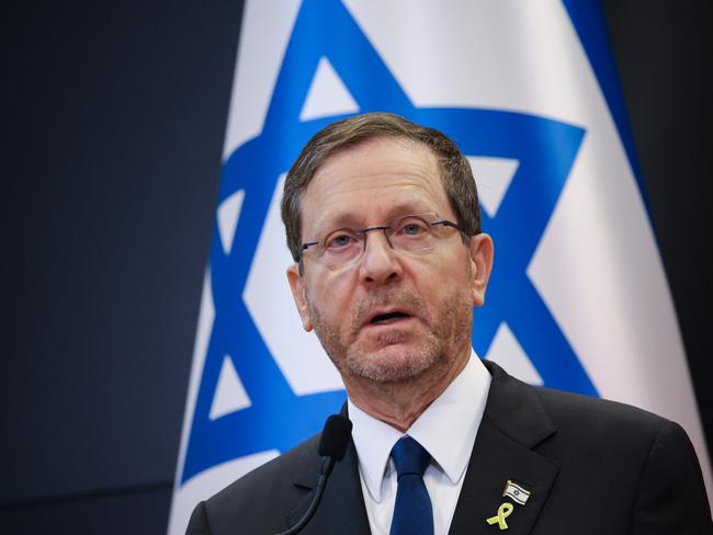 President Isaac Herzog. Picture: Beata Zawrzel/NurPhoto