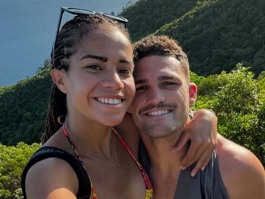 Nathan Cleary and Mary Fowler post from there holiday to the Whitsundays recently Picture Instagram