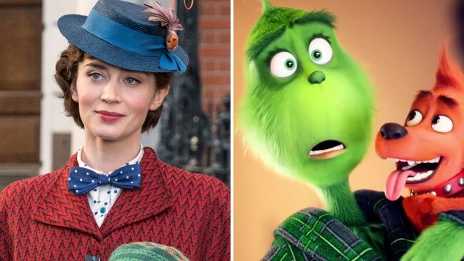 Mary Poppins Returns and Dr. Seuss’s The Grinch have hit cinemas this summer. Picture: Supplied