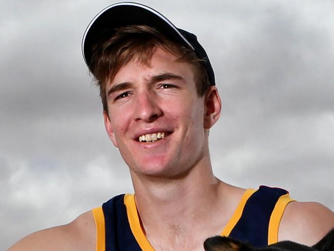 AFL Draft - South Australia's top draft chance Sam Durin on his families Halidon property. Photo Sarah Reed.