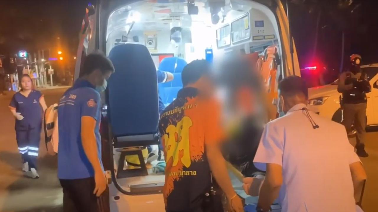 The Pattaya News Thailand footage of Geelong man Malcolm Ayles being pulled unconscious from the water in Thailand.