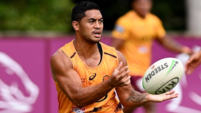 Anthony Milford could be in for a busy night trying to handle David Fifita in defence. Picture: Getty Images