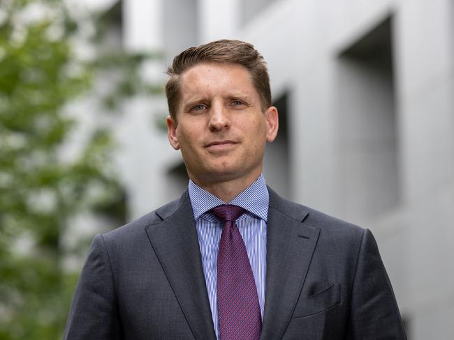 CANBERRA, AUSTRALIA - NewsWire Photos MARCH 21, 2023: The Shadow Minister for Defence Andrew Hastie spoke to the media at a press conference in Parliament House in Canberra.Picture: NCA NewsWire / Gary Ramage