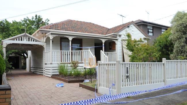 The aftermath of an out-of-control house party on Saturday night. Picture: Andrew Henshaw