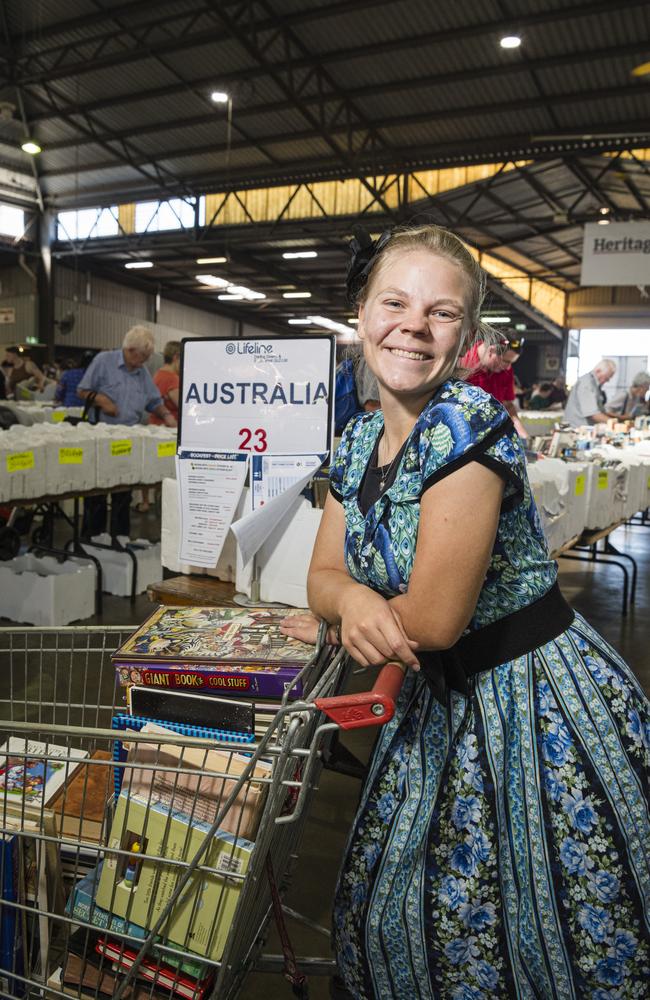 Shanesia Pfeffer at The Chronicle Lifeline Bookfest at Toowoomba Showgrounds, Saturday, March 2, 2024. Picture: Kevin Farmer