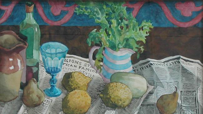 Watercolour Still Life by Donald Friend.