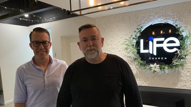 Life Church lead pastor Rick Emmerson and senior pastor Ashley Goode hope to prove themselves as good neighbours should their development proposal at Mons be approved.