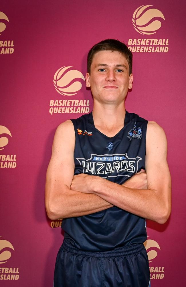 Basketball Queensland South U16 Boys player Angus Kearney has added starch to Brisbane Grammar’s First V squad this season. Picture: Basketball Queensland