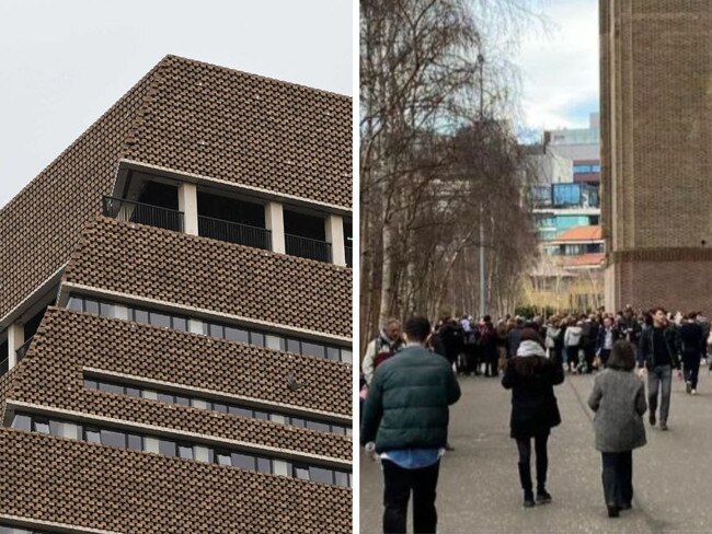 A man has died after he fell from London's Tate Modern art gallery. Pictures: AFP/Facebook