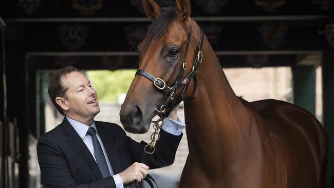 Tabcorp chief executive Adam Rytenskild has the potential to lift his pay to $6.75m via short and long-term incentives, which the ASA says is ‘too high’. Picture: Chris Pavlich