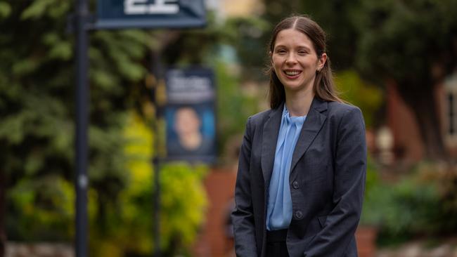 Bridget Smart has become the University of Adelaide’s 113th Rhodes Scholar. She has been awarded a Rhodes scholarship to study at the University of Oxford. Picture: Supplied