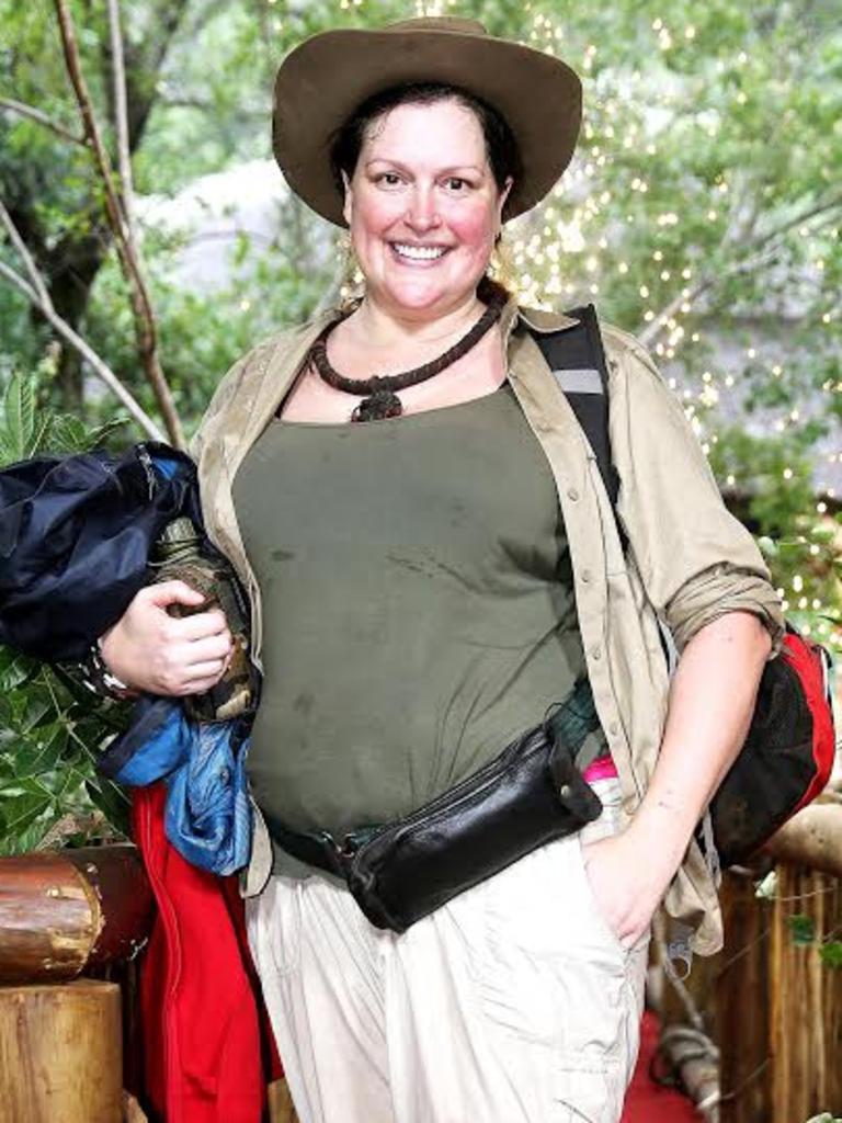 She’s lost a whopping 50 kilos since appearing in the jungle. Picture: Channel 10