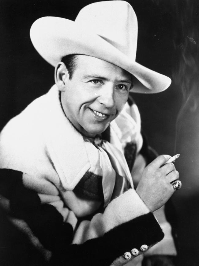 Country singer Hank Snow (1914-1999) in a 1946 publicity photo.