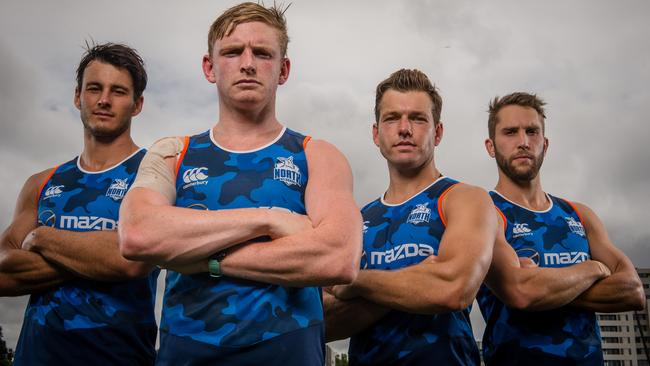 The Roos’ leadership group will be hoping to add some star talent in the off-season. Picture: Eugene Hyland