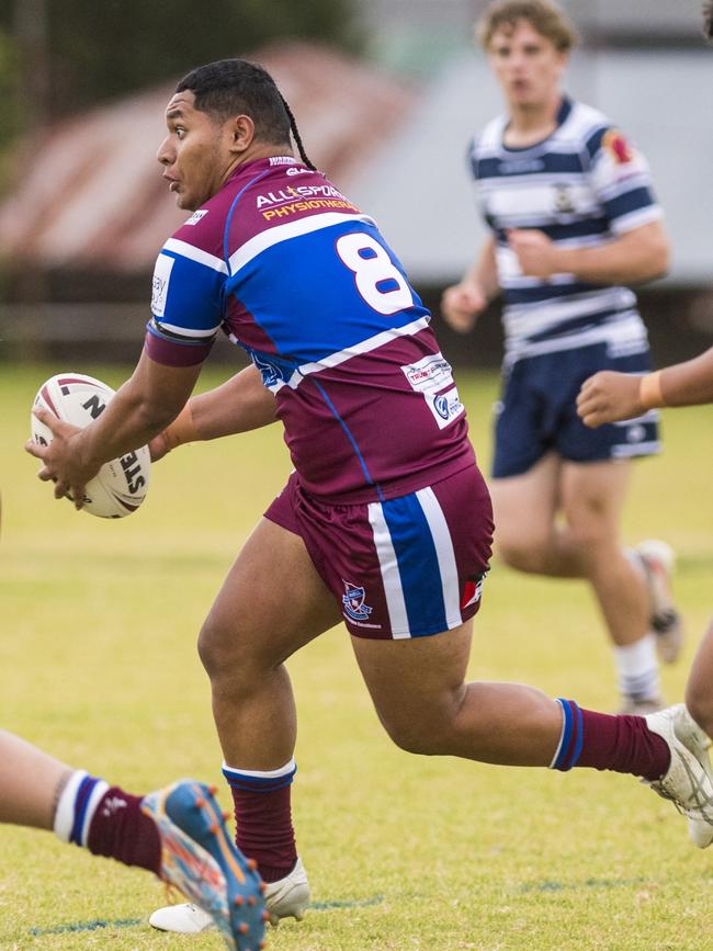 Tahrell Feaveai playing last season for Wavell SHS. Picture: Kevin Farmer