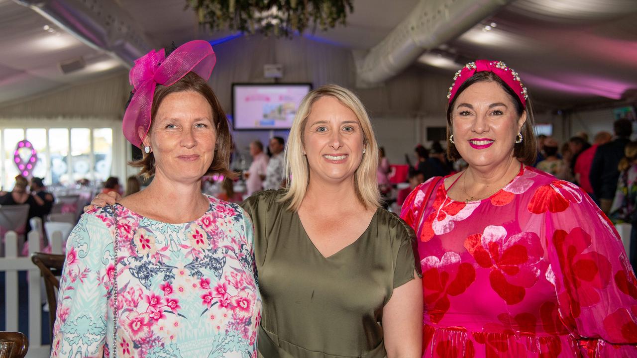 (From left) Mel Pobar, Jess Stower and Ros Boland. Picture: Nev Madsen