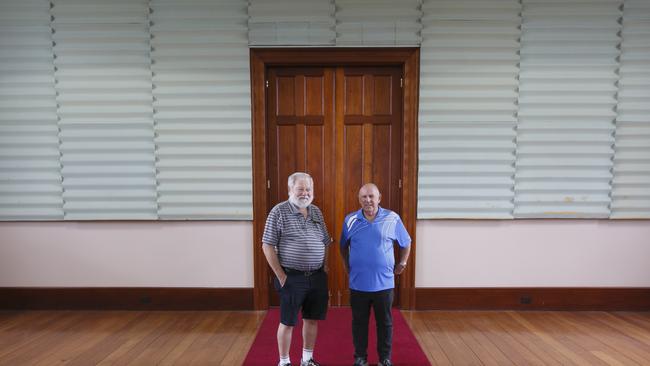 Graham Wicks and Gary Leabon at St Bartholomew’s. Picture: Tim Pascoe