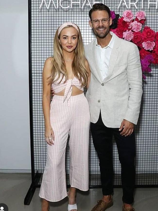 Angie Kent and Carlin Sterritt at her 30th birthday in Sydney.