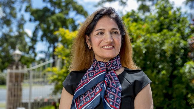 Robina resident Roya Oveisi, 63, is the first Gold Coast resident to have recovered from coronavirus (COVID-19). Picture: Jerad Williams