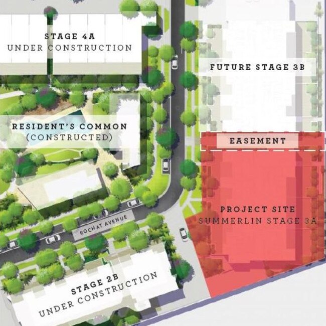 A development application has been lodged for multiple dwellings, located along the north- eastern site boundary at the end of Rochat Ave, Banyo – in North Brisbane. Photo – DA.