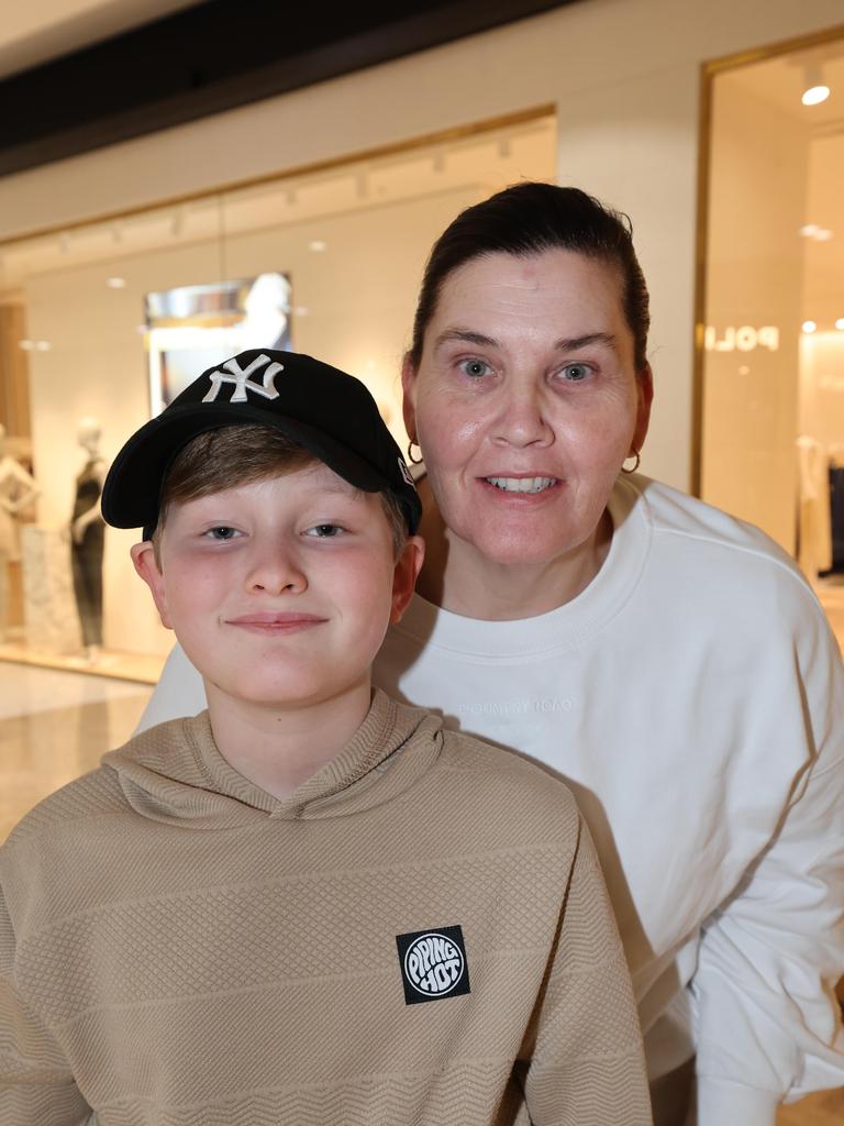 Cody Simpson fan socials at a meet-and-greet at Robina Town Centre outside Myer. Jayden and Tina Carruthers Picture Glenn Hampson