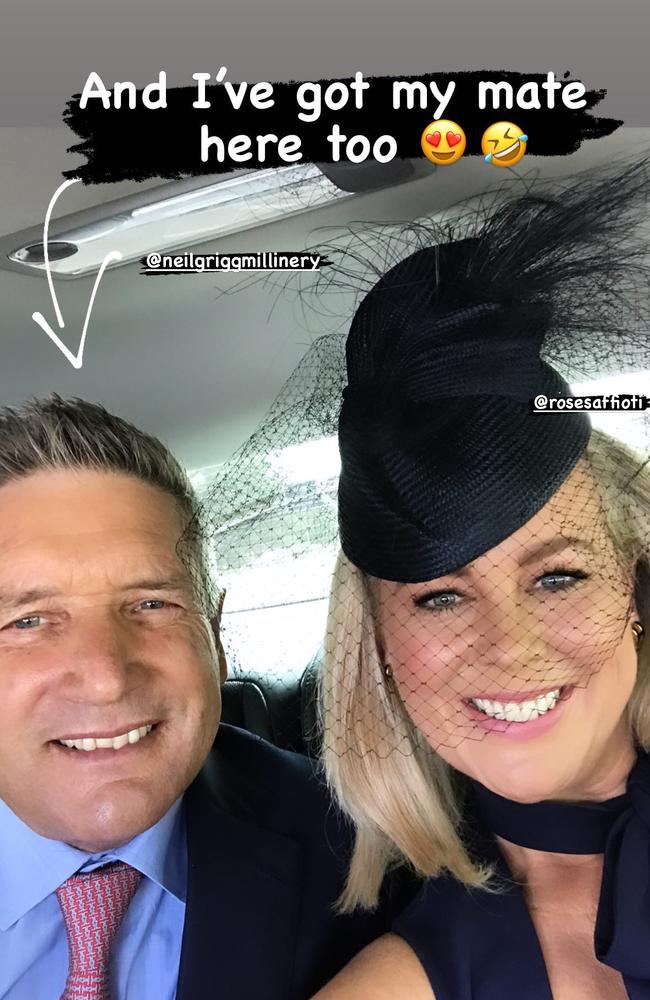 Sam Armytage and her husband Richard Lavender.