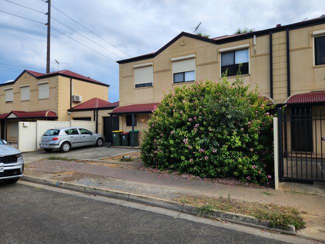 Scenes on Charles St, Prospect on March 1 after a man was stabbed in his home the previous night. Picture: Darcy Fitzgerald