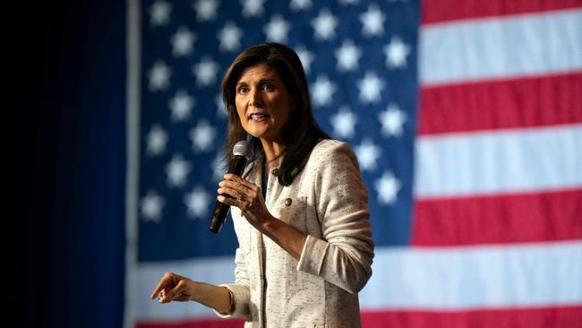 Nikki Haley has lost a number of key donors after losing to Donald Trump in the early battle for the Republican nomination. Picture: AFP