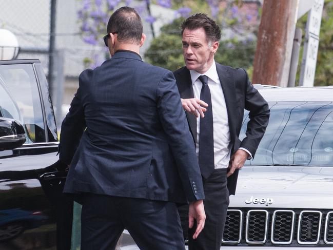 NSW Premier Chris Minns arriving at Lilie James’ funeral on Friday. Picture: NCA NewsWire / Flavio Brancaleone