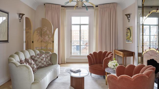 Mayfair Terrace Suite at Claridge's, London.