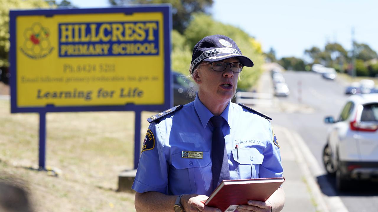 Commander Debbie Williams at the ‘distressing scene’. Picture: Rob Burnett