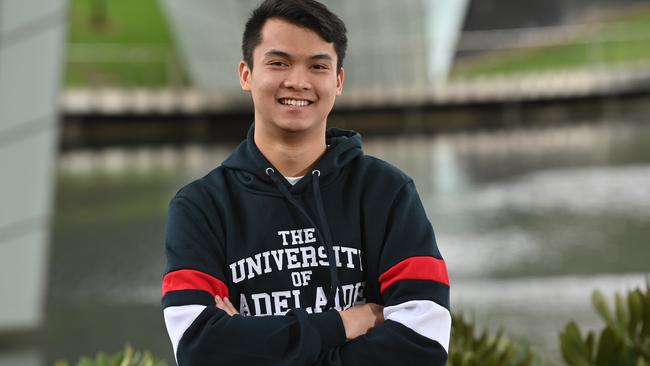 University of Adelaide student Alex Vu. Picture: Keryn Stevens