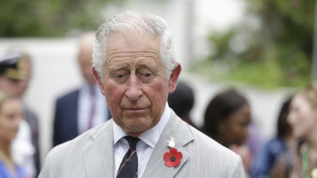 Prince Charles in Lagos, Nigeria, this week. Picture: AP