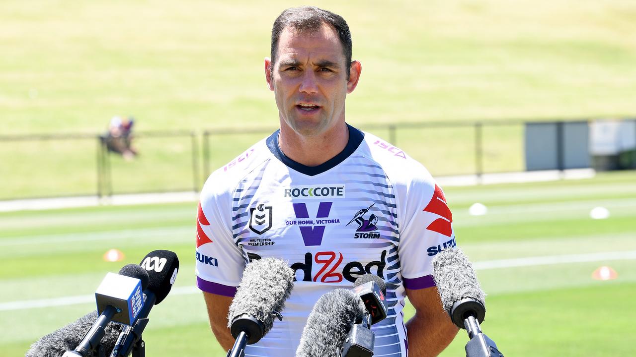 Cameron Smith at the Storm media day.