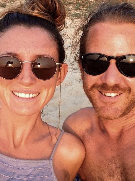 Travel bloggers Jolie King and Mark Firkin, detained in Tehran prison on claims they used a drone for spying. Picture: Instagram