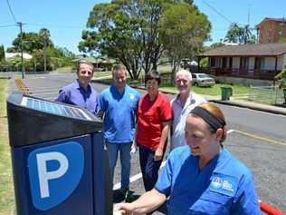 Lismore Base Hospital nurse Penny Anderson, now pays $2 a day instead of $5 for parking after council's decision to reduce rates on Dalziel St in October last year. Picture: Cathryn McLauchlan