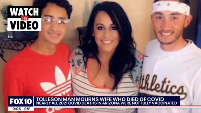 Husband's vaccine plea as wife dies of COVID-19 (Fox 10)