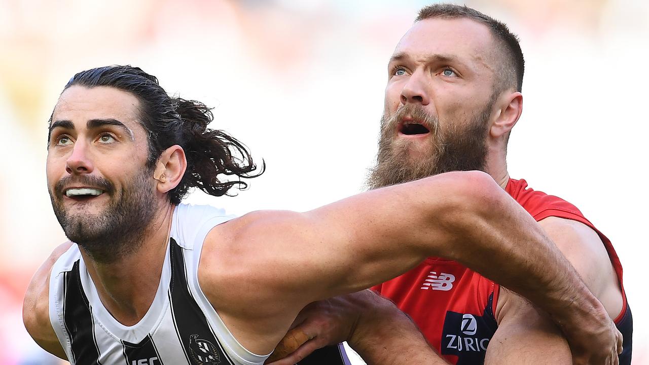 Max Gawn tags Brodie Grundy AFL 2019 Melbourne Demons horror