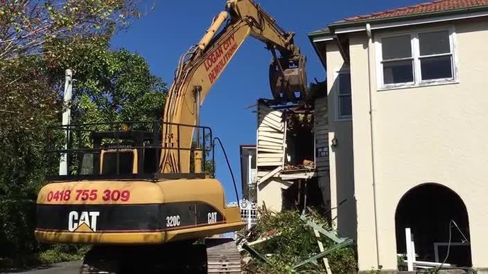 Demolition rocks street of character homes