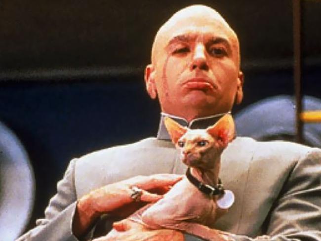 Myers played Dr Evil — but was the beloved character a rip-off of a Carvey bit?
