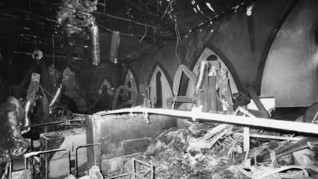 Regines nightclub was gutted by fire in 1986.