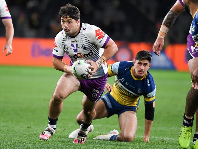 Brandon Smith will be a huge loss for the Storm. Picture: Grant Trouville/NRL Photos