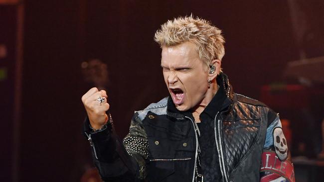 Billy Idol is doing an exclusive show at the Australian Open. Picture: Ethan Miller.