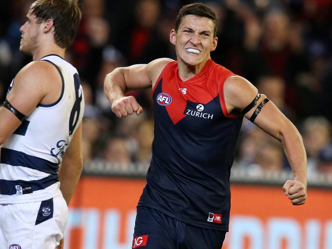 Sam Weideman came of age in the Dees’ win. Picture: Michael Klein