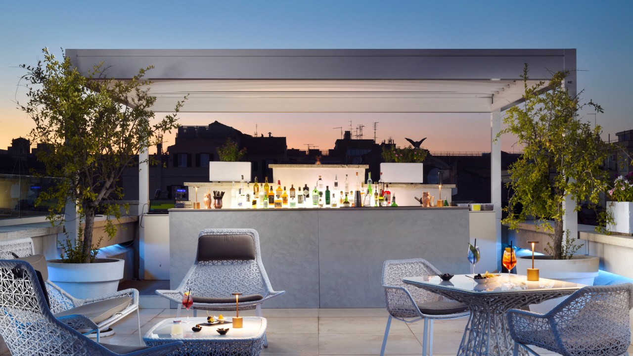 <h2><b>What&rsquo;s hot&nbsp;</b></h2><p><span>Their dreamy rooftop terrace looks out over a maze of Roman rooftops (open May-September). Head up at dusk for a Negroni and watch the sunset over the eternal city.&nbsp;</span></p><h2><b>What&rsquo;s not&nbsp;</b></h2><p><span>While the hotel itself is a calm oasis, the area around Termini Station is a little chaotic and dingy at times. Rome is certainly not for the faint hearted.</span></p>