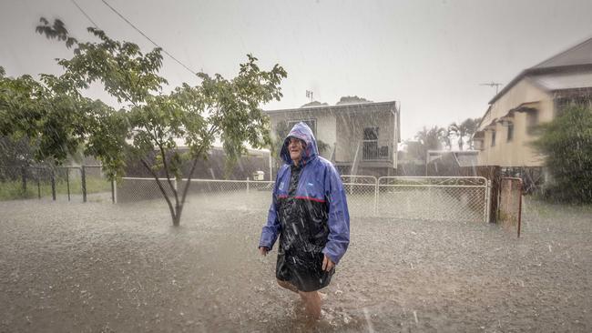 Frank Pery stands on his street in Railway Estate, Townsville. Picture:  Glenn Hunt 