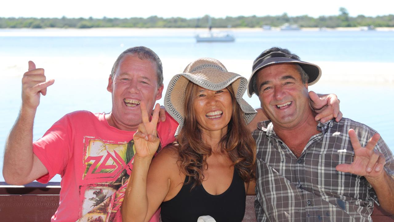 Faces of the Gold Coast, Labrador. Gavin Steel, Sunni Kim, and Paul Ando from Labrador. Picture Glenn Hampson