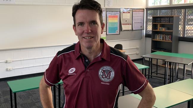 Marsden State High School principal Andrew Peach said students were coming to grips with online lessons – including his tutorial on learning how to juggle.