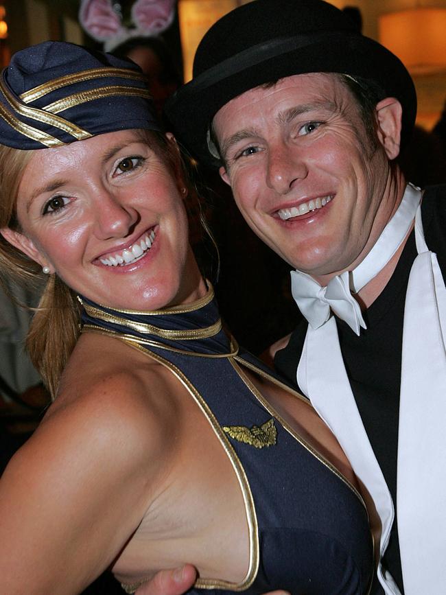 Snapped at Metz Sandy Bay, from left Veeva Orth and Andy Palmer